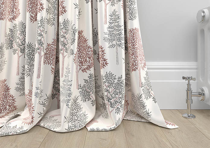 Coppice Faux Silk, Ginger - Made to Measure Curtain - Image 6